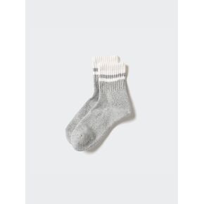 Uniqlo Striped Pile Half Socks
