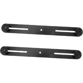 2pcs Adjustable Mic Extension Bar Bracket for Flash Light Camera Dual Mount Shaped Stand for Microphone and Lighting Easy to Use Stable Design for Filmmaking and Photography