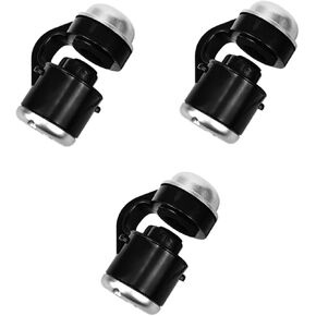 Mikikit 3pcs Clip Phone Microscope with Led Light Magnification for Smartphones Design for Easy Use Birthdays and Holidays