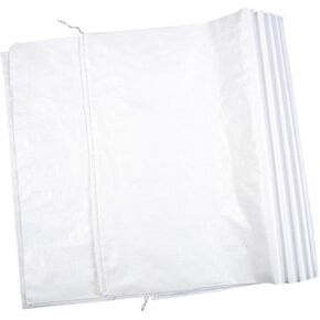 40x60cm Plastic Woven Gunny Sack 10 Pack Snakeskin Bag for Moving Bulk Items