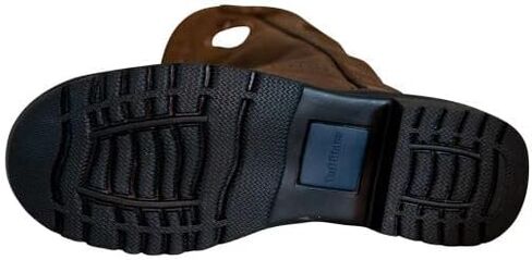 Tuffrider Lyies Leigh Round Toe Western Boot- Brown-Brey-Free Free Mongorted Scriped Scheds in Kuwait