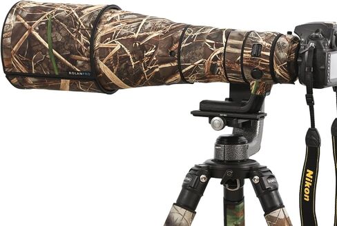 ROLANPRO Camouflage Lens Cover for Nikon AF-S 180-400mm F/4E TC1.4 FL ED VR Coat Lens Protective Sleeve Case Raincover-#9d Wateroproof in Saudi Arabia