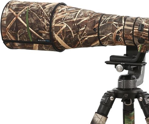 ROLANPRO Camouflage Lens Cover for Nikon AF-S 180-400mm F/4E TC1.4 FL ED VR Coat Lens Protective Sleeve Case Raincover-#9d Wateroproof in Saudi Arabia