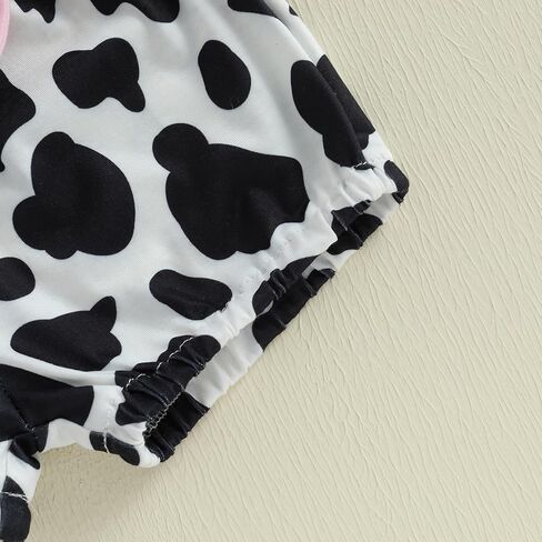 Newborn Baby Girl Summer Outfits Cute Bear Ruffle Sleeveless Romper Bodysuit Jumpsuit Tops Shorts Set 2Pcs Clothes in Kuwait