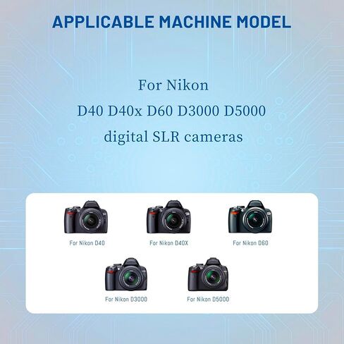 بطاريات en-en-el9 en el9a مع شاحن USB-C مزدوج متوافق مع Nikon D40 ، D40X ، D60 ، D3000 ، D5000 Digital SLR Cameras 2000mAh in Kuwait