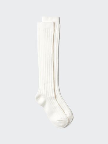 Uniqlo HEATTECH Knee High Socks | Ribbed in Kuwait
