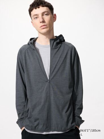 Uniqlo DRY-EX UV Protection Full-Zip Hoodie in Kuwait