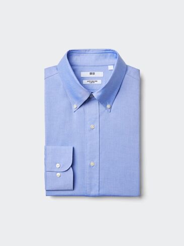Uniqlo سوبر قميص ضئيلة غير حديد | زر أسفل الياقات in Kuwait