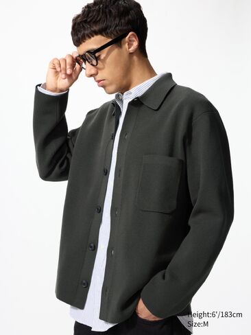 Uniqlo Milano قميص قميص ذي طوق Cardigan in Kuwait