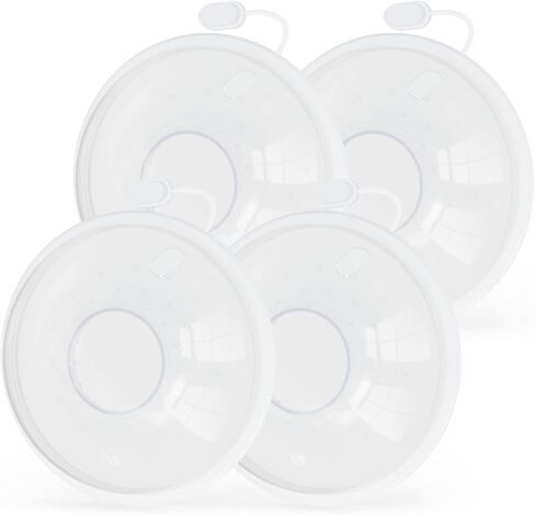 Milk Collectors for Breastfeeding Breast Milk Collector Milk Catcher for Breastfeeding BPA-Free Post Partum Essentials Breast Feeding Essentials (1oz/30ml, 4 Counts) in Kuwait