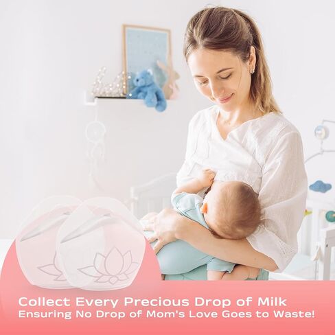 Milk Collectors for Breastfeeding Breast Milk Collector Milk Catcher for Breastfeeding BPA-Free Post Partum Essentials Breast Feeding Essentials (1oz/30ml, 4 Counts) in Kuwait