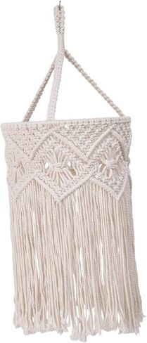 مصباح السقف Macrame الظل غطاء ضوء معلقة ، زخرفية مصنوعة يدويا بوهو قلادة ضوء الظل للظلول لمطعم الحضانة ، نمط ج in Kuwait