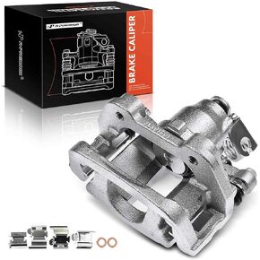 A-Premium Rear Disc Brake Caliper Assembly with Bracket Compatible with Select Ford Models - Flex/Explorer/Taurus/MKT 13-19, Police Interceptor Sedan/Utility 13-19, MKS, Special Service Police Sedan