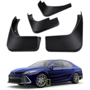 Mud Flaps Kit for 2024 Toyota Camry LE XLE 2018-2023 Mud Flaps Kit Mud Splash Guard Front and Rear 4-PC Set