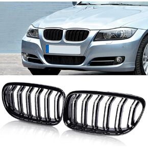 E90 Grille, ATPOEN Front Kidney Grill Grille for BMW E90 E91 323i 325i 328i 330i 335i 2009 2010 2011,M-Color