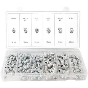 41271 Metric Zerk Grease Fitting Assortment, 110 Piece