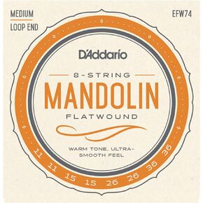 D'Addario EFW74 Phosphor Bronze Medium Mandolin Strings (11-36)