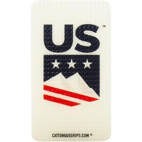Non-Abrasive Cell Phone Grip by CatTongue - 2.25" x 4" Non Slip Grip for Smartphones Compatible with iPhone and Android, Universal Grip with No Added Bulk (Kitty Cat, America The Beautiful)