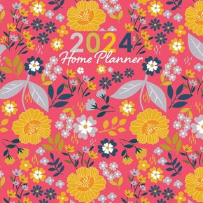 تقويم حائط معلق مربع الذهن لعام 2024 - بدون بلاستيك - مخطط 30.48 سم × 30.48 سم، منظم، المنزل، الأسرة، المشاعر، الأفكار، الجدول الزمني، جدول الأعمال، هدية in Kuwait