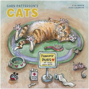 2024 Gary Patterson’s Cats Monthly Wall Calendar, 16 Months, 12" x 12" (DDD5502824)