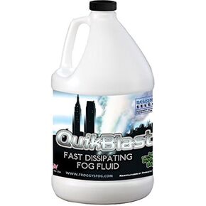 Froggy's Fog QuikBlast Fog Juice, High-Density, Fast-Dissipating Fog Fluid for Water-Based Fog Machines, Perfect for Fog Blasts and Chauvet Geysers,1 Gallon