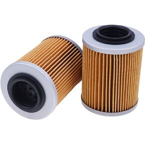2PK Oil Filter 21040111601 Compatible with ODES,Cartridge,V Twin,UTV,ATV,800,1000,Dominator,D4,X2,X4