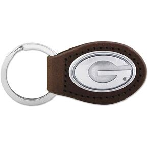 NCAA Georgia Bulldogs Leather Concho Key Fob