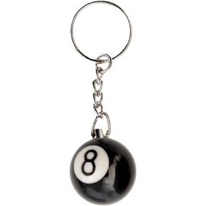 8 Ball Keychain Creative Key Chain Pendant Billiard Key Ring Key Chains Keyrings Key chains Accessories(0.98in)