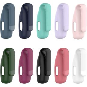 [10Pack] TenCloud Clip Case Compatible with Fitbit Inspire 3 Inspire 2 Ace 3 Tracker (not for Inspire/Inspire hr/Ace 2) Soft Silicone Replacement Clip Case Accessory for Fitbit Inspire 3