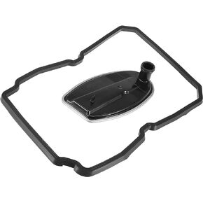 Motoforti Automatic Transmission Filter Oil Pan Gasket, Transmission Valve Pan Gasket Oil Strainer, for Jeep Grand Cherokee 2005-2013, Iron, 52108325AA 1402770095 5073878AA, Black
