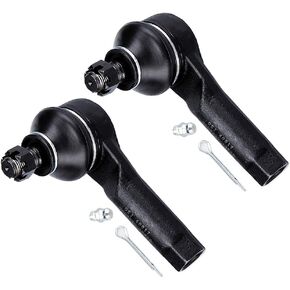SCITOO 2pcs Suspension Kit 2 Front Outer Tie Rod End Link fit for 2005-2006 for Nissan Altima ES800527