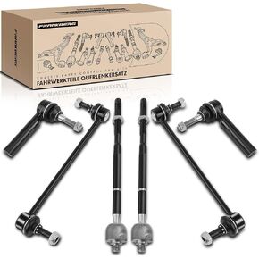 A-Premium 6Pcs Front Suspension Kit, Inner Outer Tie Rod End Sway Bar Links, Compatible with Dodge Journey 2009-2018