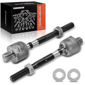 A-Premium 2 x Front Inner Tie Rod Ends, Compatible with Honda Civic 2006 2007 2008 2009 2010 2011, Replace # EV800246 53010SNAA01