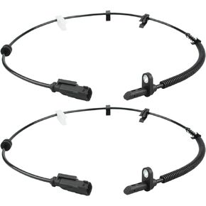 AUTOKAY 2pcs 10391044 Rear&Left&Right ABS Wheel Speed Sensor ABS Sensor Fit for Chevrolet Traverse 2009-2016 for GMC Acadia 2007-2016 for Buick Enclave 2008-2016