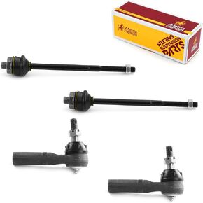 Metrix Premium 4 PCS Inner and Outer Tie Rod End Kit ES3488, ES3609 Fits 02-06 Chevrolet Avalanche 2500, 01-13 Suburban 2500, 16-19 Suburban 3500 HD, 07 Silverado 1500 HD Classic, 06 Silverado 3500