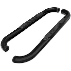 خطوات جانبية TAC متوافقة مع 1988-1998 Chevy/GMC C/K كابينة عادية|1995-1999 Chevy Tahoe/GMC Yukon 2 باب|1992-1994 Chevy Blazer 2 باب (باستثناء ZR2) شاحنة بيك اب 3 بوصات Nerf Bars لوحات الجري