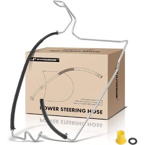 A-Premium Power Steering Hose Return Hose Line Assembly Compatible with Buick LeSabre 2000-2005, Park Avenue 1999-2005, Riviera 1999, Bonneville 2000-2005, 3.8L, with Cooler, From Gear