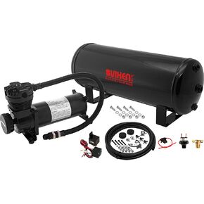 Vixen Air Suspension Kit for Truck/Car Bag/Air Ride/Spring. On Board System- 200psi Compressor, 3 Gallon Tank. For Boat Lift,Towing,Lowering,Leveling Bags,Onboard Train Horn,Semi/SUV VXO4831B