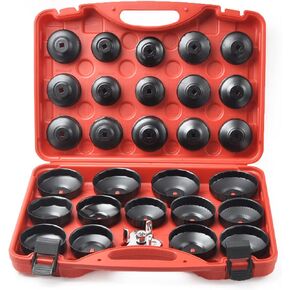 Compatible for 30PCS Cup Type Oil Filter Wrench Set Socket Tool Set for Mercedes BMW VW Audi Volvo Ford