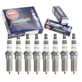 8 pc NGK Iridium IX Spark Plugs compatible with GMC Sierra 1500 5.3L 6.2L V8 2014-2020