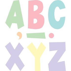Teacher Created Resources Pastel Pop 7" Fun Font Letters