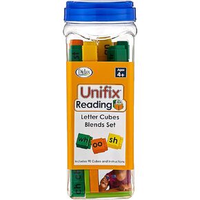 Didax Educational Resources Unifix Letter Blends Cubes Set Medium