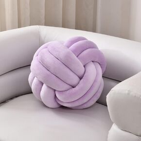 Knot Pillow Ball, Soft Round Throw Pillow Cushion Home Decorative Ball Pillows, Handmade Plush Throw Knotted Pillow for Home Décor Children Play Knot Ball