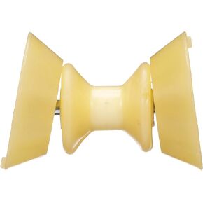 Seachoice Bow Roller w/Bells, 3 in., TPR, Gold, One Size, Yellow