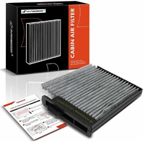 A-Premium Cabin Air Filter with Activated Carbon Compatible with Nissan Versa 2007-2013, 1.6L 1.8L, Replace# 27274ED000