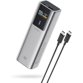 10 Power Bank, 100W 10000mAh Portable Charger, Smart TFT Display, PPS PD3.0 Fast Charging, Compatible with iPhone 15/14/13 Series, Samsung Galaxy S24/S23, iPad Air/Pro, MacBook, Dell and More