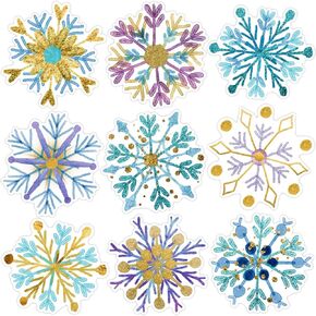 Snowflake Cutouts Holiday Christmas Classroom Decoration 45pcs