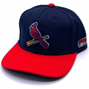 Officially Licensed St. Louis Baseball Kids Youth Hat Classic Two-Tone Embroidered Team Logo Cap (Red/Navy)