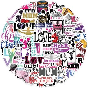Dance Stickers for Girls, Waterproof Stickers for Water Bottle, 60PCS Motivational Dance Stickers for Scrapbook, Laptop, Love to Dance Stickers for Dancers, Teens, Dance Party Favors (Dance)