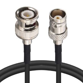 BNC Male to Female Extension Cable 16ft SDI Cable CCTV Extension Cable 50 Ohm RG174 for Ham Radio CCTV Wireless Microphone System Security Camera Monitor Converter SDI Video DVR